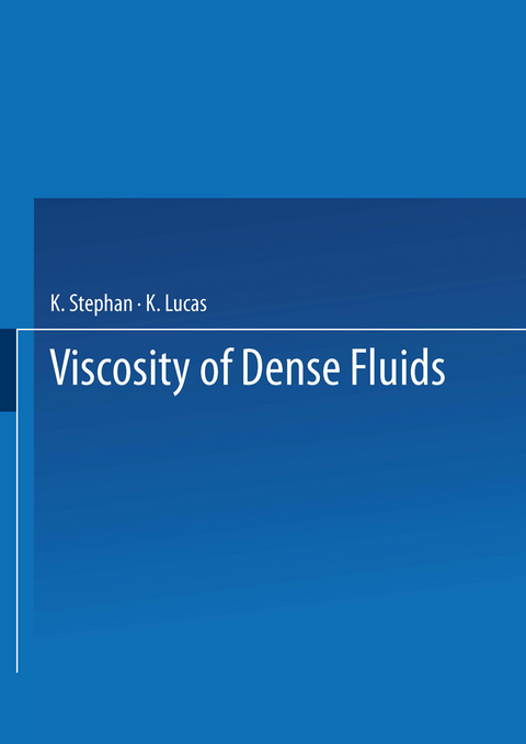 Viscosity of Dense Fluids - K. Stephan