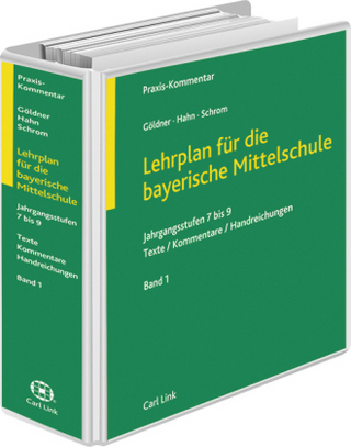 Lehrplan für die Hauptschule in Bayern Jahrgangsstufen 7-10