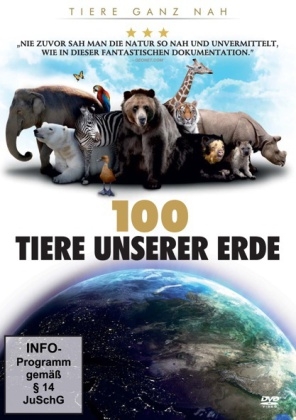 100 Tiere unserer Erde, 1 DVD