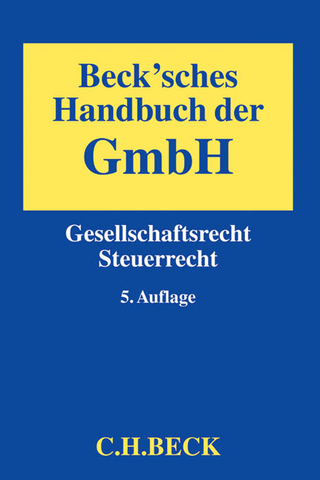 Beck'sches Handbuch der GmbH