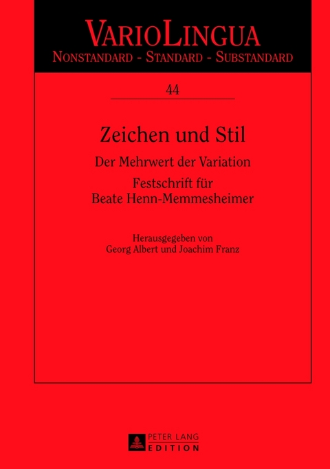Zeichen und Stil - 
