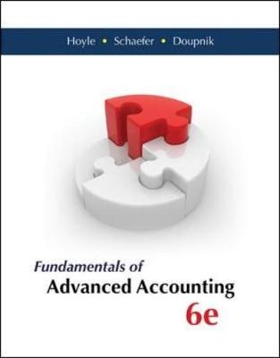 Fundamentals of Advanced Accounting - Joe Ben Hoyle, Thomas Schaefer, Timothy Doupnik