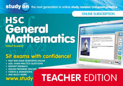 StudyOn HSC General Maths Teacher Edition (Registration Card) -  JACARANDA