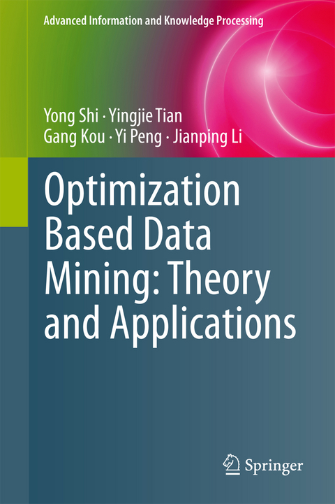 Optimization Based Data Mining: Theory and Applications - Yong Shi, Yingjie Tian, Gang Kou, Yi Peng, Jianping Li