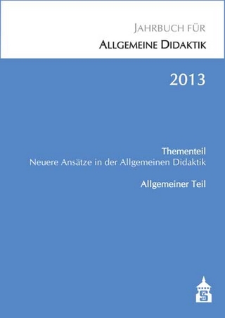 Jahrbuch für Allgemeine Didaktik 2013