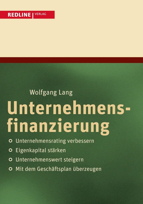 Unternehmensfinanzierung -  Uwe Lang