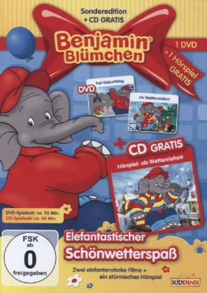 Benjamin Bl&uuml;mchen - Elefantastischer Sch&ouml;nwetterspa&szlig;, 1 DVD + 1 Audio-CD