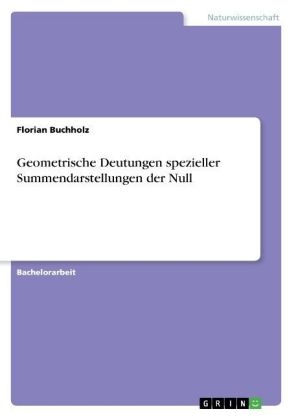 Geometrische Deutungen spezieller Summendarstellungen der Null - Florian Buchholz