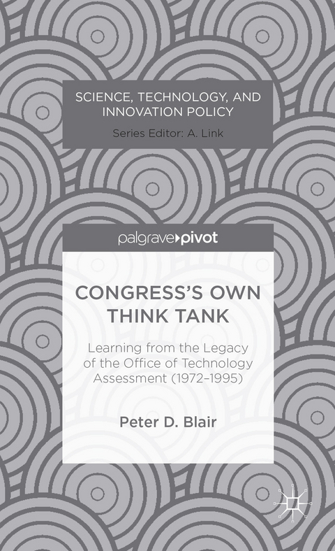 Congress&rsquo;s Own Think Tank - P. Blair