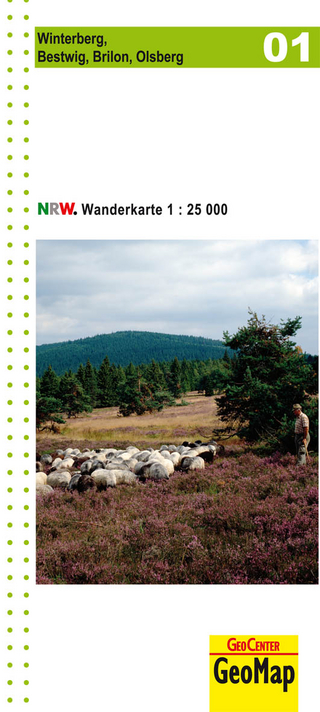 Winterberg Blatt 01 topographische Wanderkarte NRW