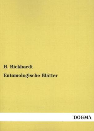 Entomologische Bl&auml;tter - 