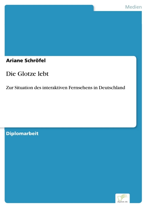 Die Glotze lebt -  Ariane Schr&ouml;fel