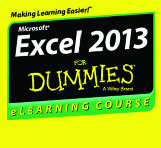 Excel 2013 for Dummies Elearning Course (Basics) - Digital Only (12 Month)
