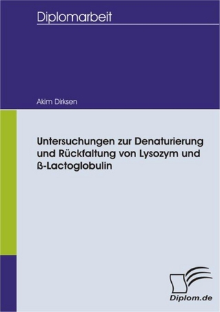 Untersuchungen zur Denaturierung und Rückfaltung von Lysozym und ß-Lactoglobulin