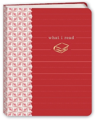 What I Read (Red) Mini Journal -  Potter Gift