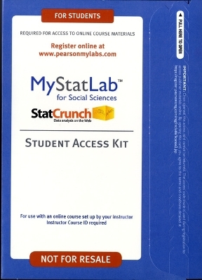 New MyLab Statistics  for Social Sciences with Pearson eText -- ValuePack Access Card