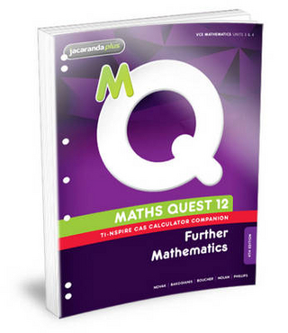 Maths Quest 12 Further Mathematics TI-Nspire Calculator Companion Flexisaver