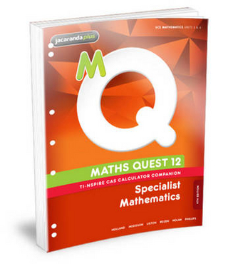 Maths Quest 12 Specialist Mathematics TI-Nspire Calculator Companion Flexisaver