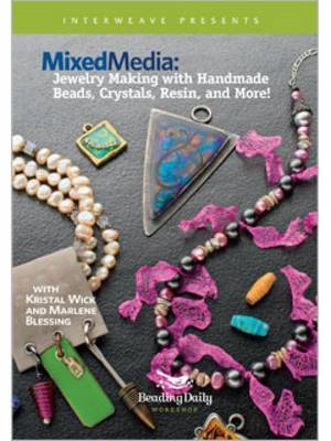Mixed Media jewellery Making with Handmade Beads Crystals Resin and More! DVD -  Wick Marlene Blessing Kristal