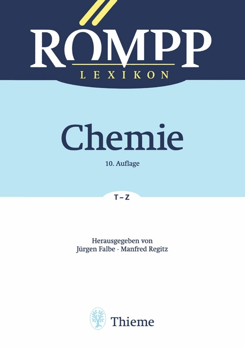 R&Ouml;MPP Lexikon Chemie, 10. Auflage, 1996-1999 - 