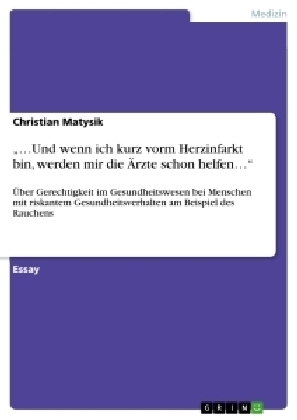 "...Und wenn ich kurz vorm Herzinfarkt bin, werden mir die &Atilde;rzte schon helfen..." - Christian Matysik