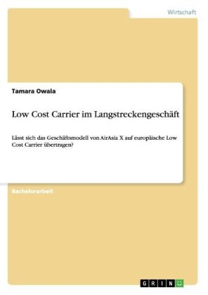 Low Cost Carrier im Langstreckengeschäft