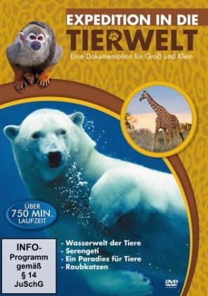 Expedition in die Tierwelt, 4 DVDs
