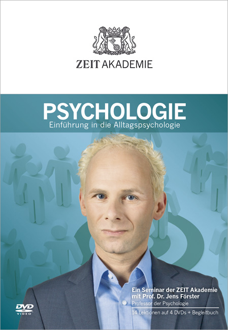 ZEIT Akademie Psychologie, 4 DVDs - Jens Förster