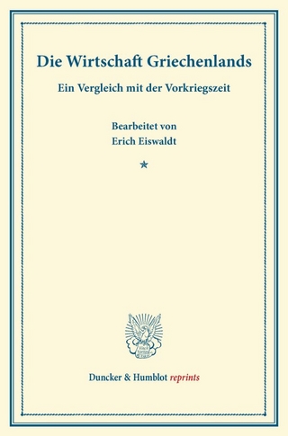 Die Wirtschaft Griechenlands.