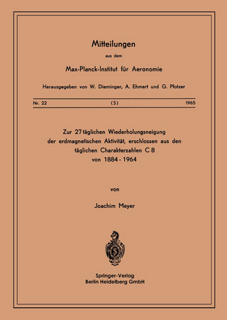 Zur 27-täglichen Wiederholungsneigung der erdmagnetischen Aktivität, erschlossen aus den täglichen Charakterzahlen C8 von 1884–1964