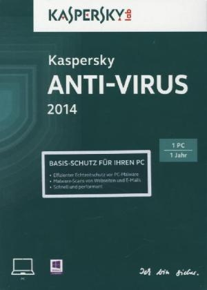 Kaspersky Anti-Virus 2014, 1 DVD-ROM