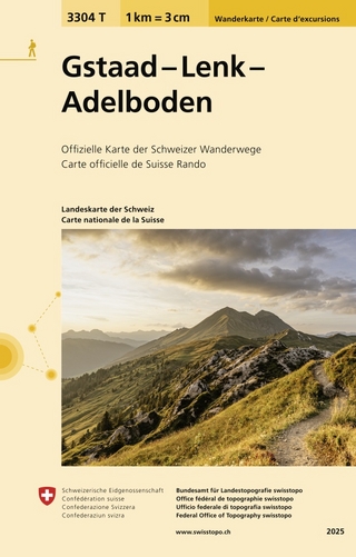 3304T Gstaad - Lenk - Adelboden Wanderkarte