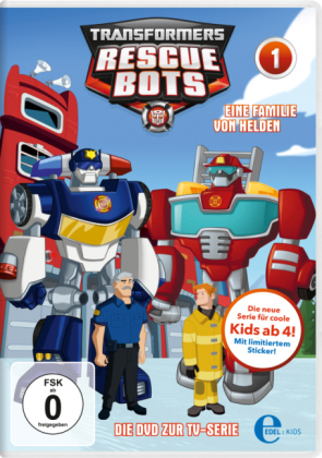 Transformers: Rescue Bots - Eine Familie von Helden, 1 DVD
