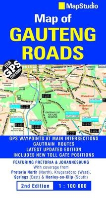 Roads of Gauteng street map