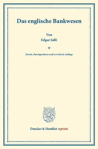 Das englische Bankwesen.