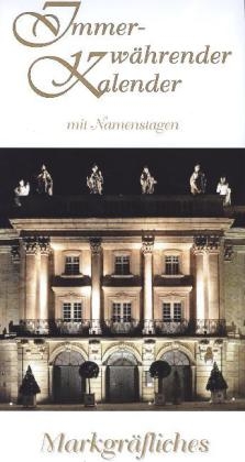 Immerwährender Kalender - Markgräfliches Bayreuth