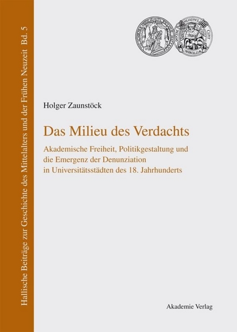 Das Milieu des Verdachts - Holger Zaunst&ouml;ck