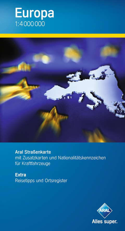 Aral Stra&szlig;enkarte / Europa
