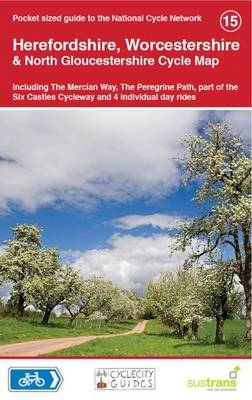 Herefordshire, Worcestershire & North Gloucestershire Cycle Map
