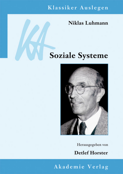 Niklas Luhmann: Soziale Systeme - 