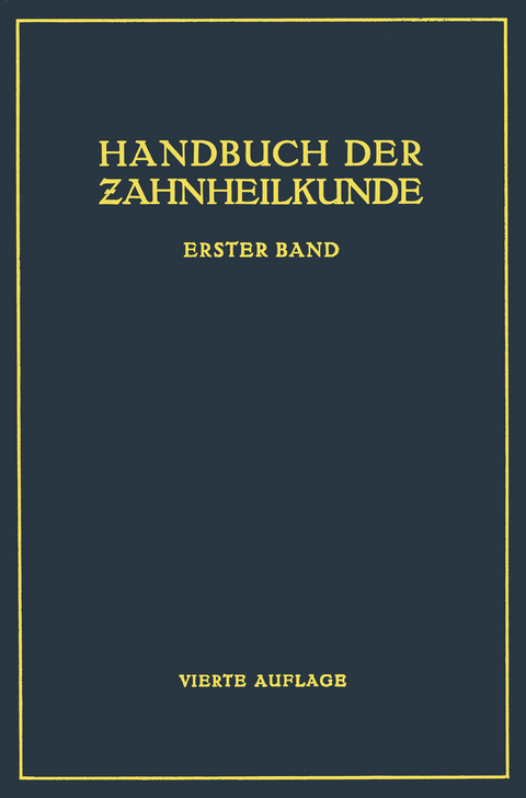 Handbuch der Zahnheilkunde - NA Partsch, NA Williger, NA Hauptmeyer