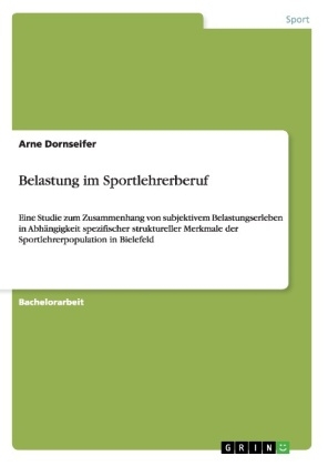 Belastung im Sportlehrerberuf