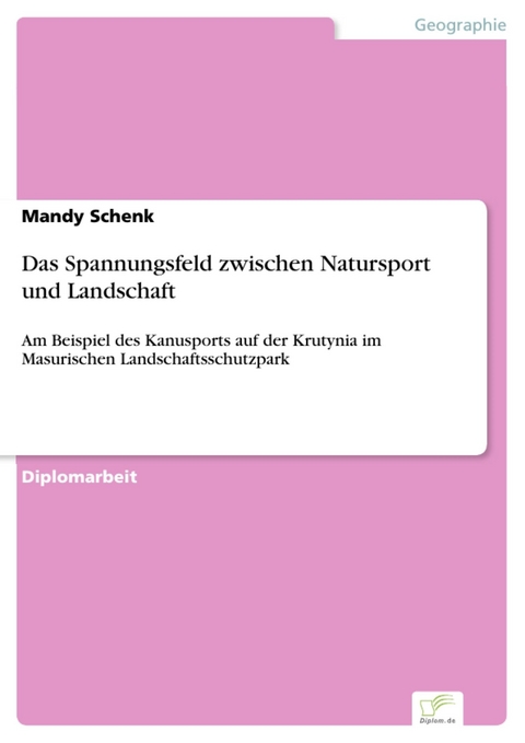 Das Spannungsfeld zwischen Natursport und Landschaft -  Mandy Schenk