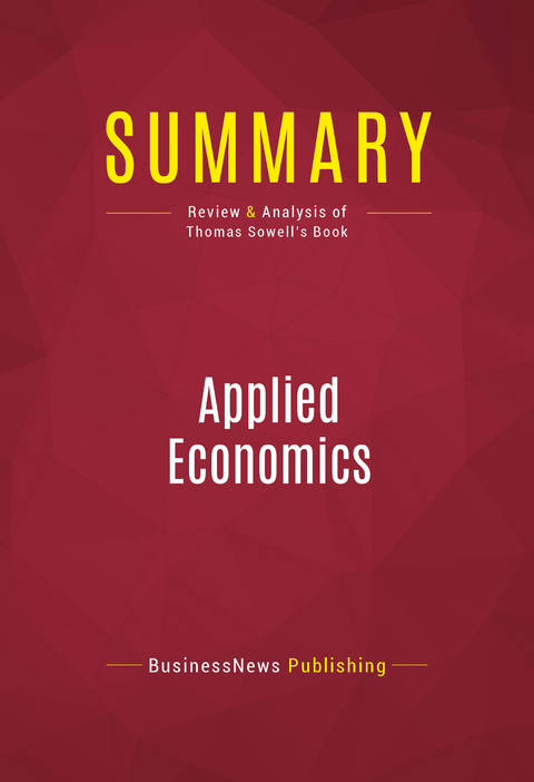 Summary: Applied Economics -  BusinessNews Publishing