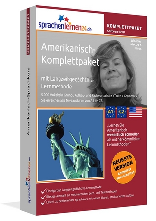 Sprachenlernen24.de Amerikanisch-Komplettpaket (Sprachkurs)