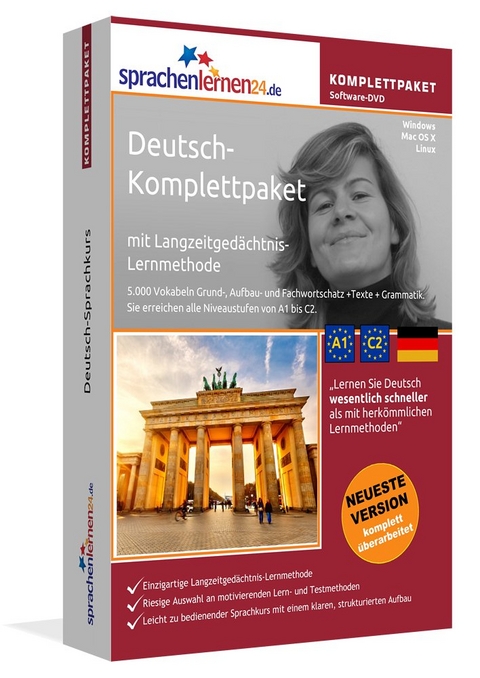 Sprachenlernen24.de Deutsch-Komplettpaket (Sprachkurs)