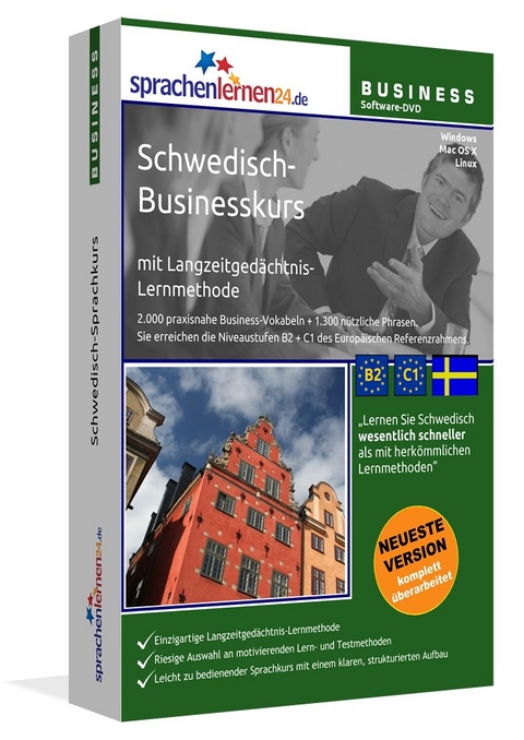 Sprachenlernen24.de Schwedisch-Businesskurs Software