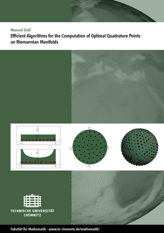 Efficient Algorithms for the Computation of Optimal Quadrature Points on Riemannian Manifolds