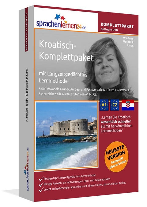 Sprachenlernen24.de Kroatisch-Komplettpaket (Sprachkurs)