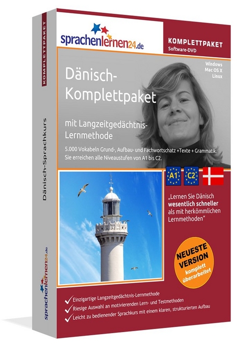 Sprachenlernen24.de D&auml;nisch-Komplettpaket (Sprachkurs)